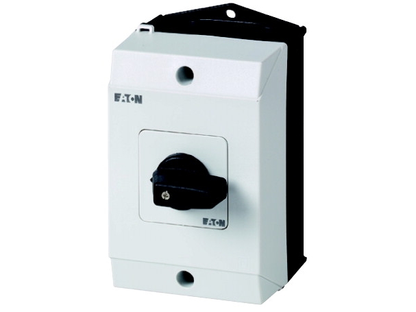 Eaton T0-1-8210/I1, Vippekontakt, 1P, Sort, Hvid, IP65, 80 mm, 102 mm
