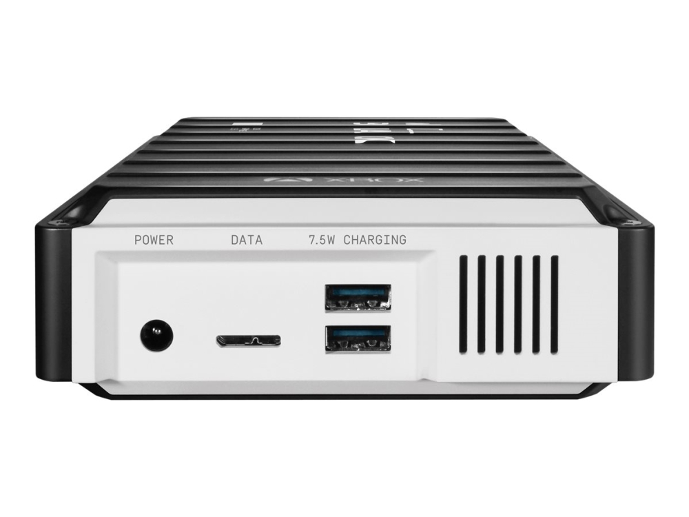 Wd_Black D10 Game Drive For Xbox One Wdba5e0120hbk - Harddisk - 12 Tb - Ekstern (Bærbar) - Usb 3.2 Gen 1 - 7200 Rpm - Sort