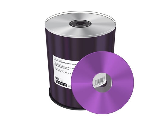 MediaRange MRPL606-C, DVD+R DL, 120 mm, Printbar, Kageæske, 100 stk, 8,5 GB