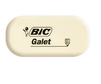 Bic Galet, Gummi, Weiß, 12 Stück(E)