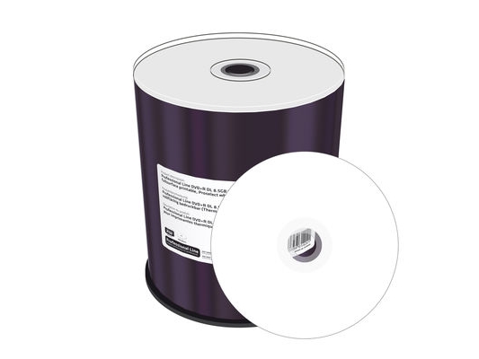 Mediarange Mrpl605-C, Dvd+R Dl, 120 Mm, Druckbar, 100 Stück(E), 8,5 Gb