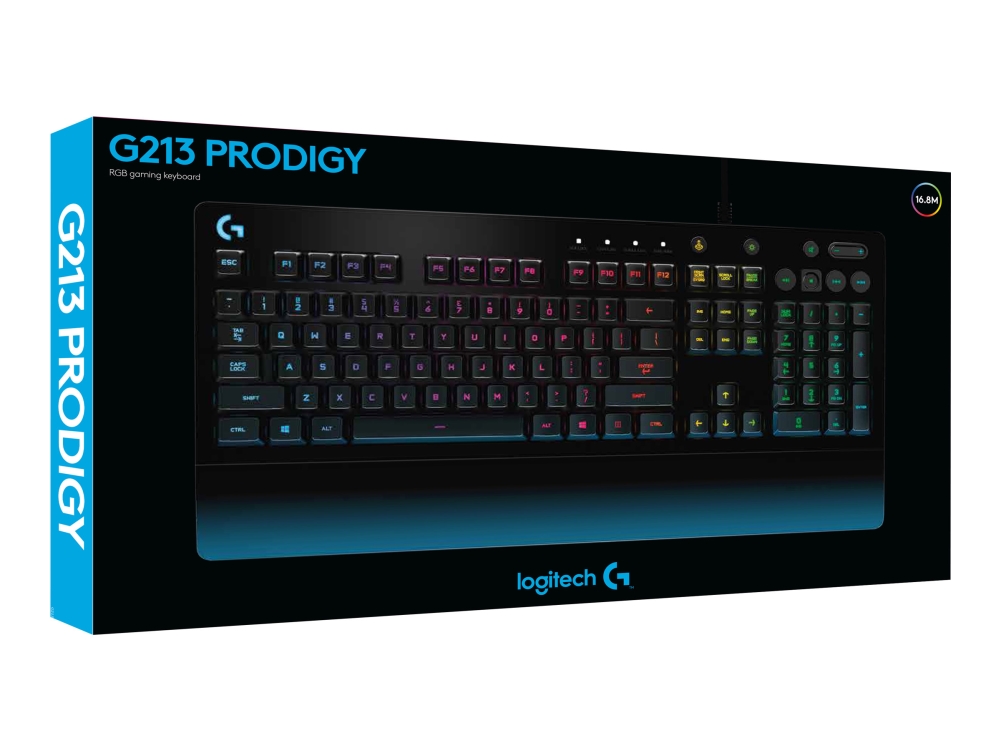 Logitech Prodigy G213 - Tastatur - Bagbelyst - Usb - Spansk