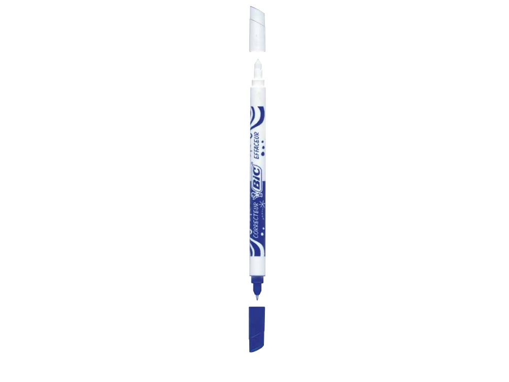 BIC - Blæksletter/genskrivepen - blå (pakke med 60)