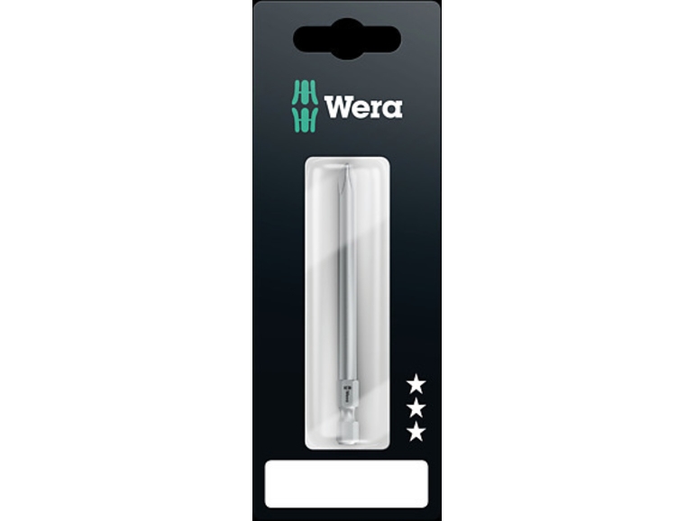 Wera 855/4 Z SB, 1 stk, Stjerneskruetrækker, PZ 2, DIN ISO 1173-F 6,3, 152 mm, 25,4 / 4 mm (1 / 4)
