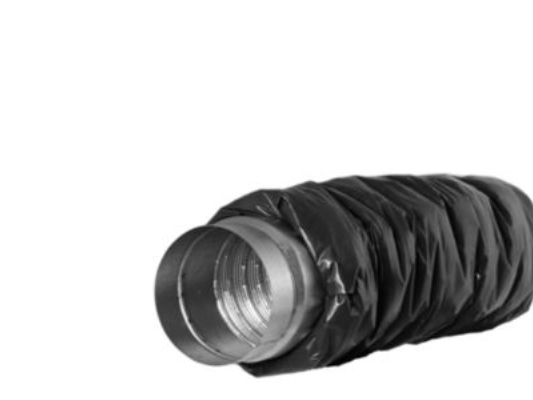 flex lyddæmp. Ø125-600 - MF/MF 50 mm iso. PE overflade