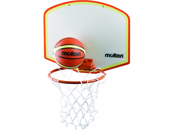 Basketball Backboard With Hoop, Net And Ball Molten, Ø 16 Cm