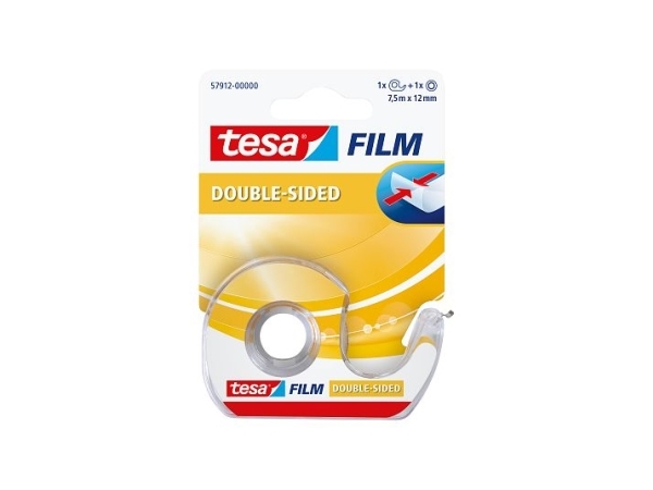 Dobbeltklæbende kontortape Tesafilm, 12 mm x 7,5 m, med dispenser | Leksaker - Bilar och andra fordon | GameStuff