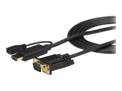 Startech.Com Hdmi To Vga Cable - 10 Ft / 3M - 1080P - 1920 X 1200 - Active Hdmi Cable - Monitor Cable - Computer Cable (Hd2vgamm10) - Adapterkabel -
