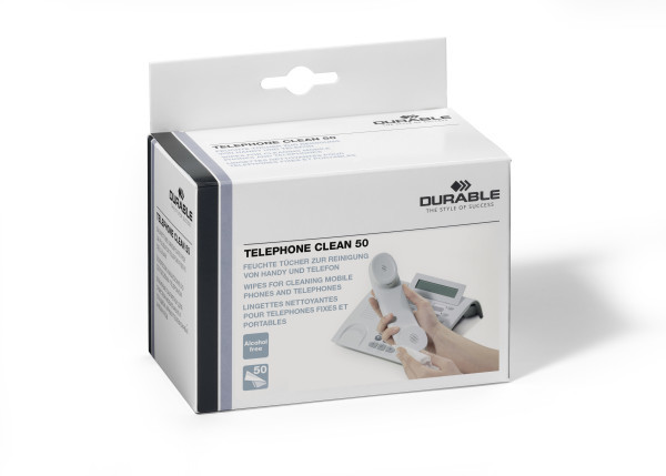 Renseservietter Durable Telephone Clean 50 - (50 Stk.)