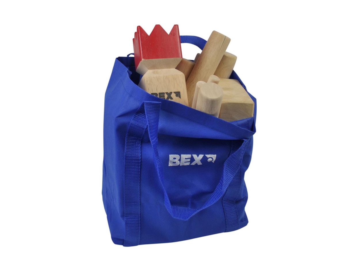 Bex Sport Kubb Original Mit Rotem König: Premium Wikingerspiel Von Bex Aus Gummibaumholz - Image 4