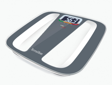 Terraillon Color Coach Quattro Elektronisk Personlig Vægt 160 Kg 100 G Kg Lb Rektandel Lcd