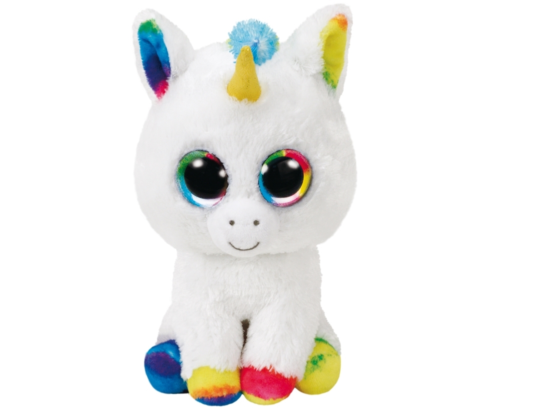 Meteor Maskottchen Ty Beanie Boos - Weißes Einhorn Pixy 15Cm (36852)