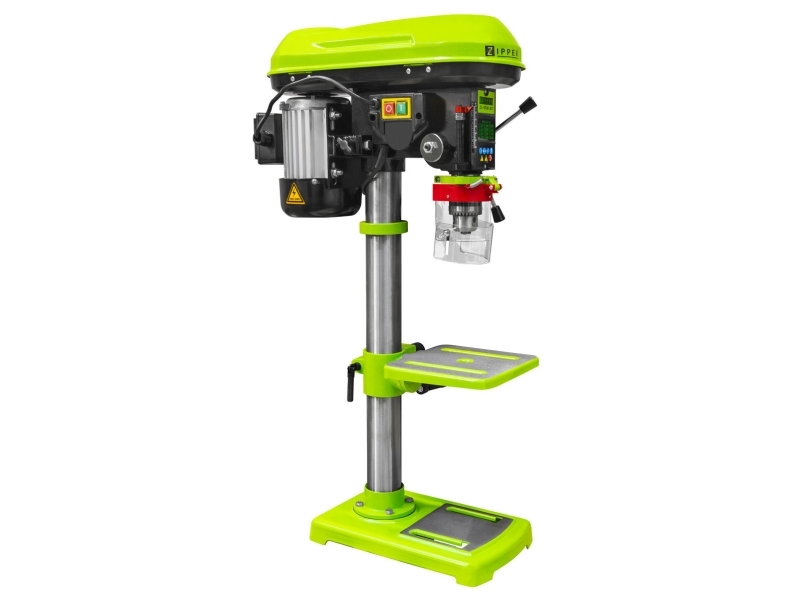 Zipper ZI-STB16T, Kolonnborrmaskin, svart, grön, 420 rpm, 2700 rpm, 1,6 cm, 80 dB