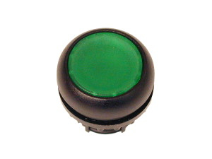 Eaton M22s-D-G, Knap, Sort, Grøn, Plast, Ip66, Ip67, Ip69, 29,7 Mm, 29 Mm