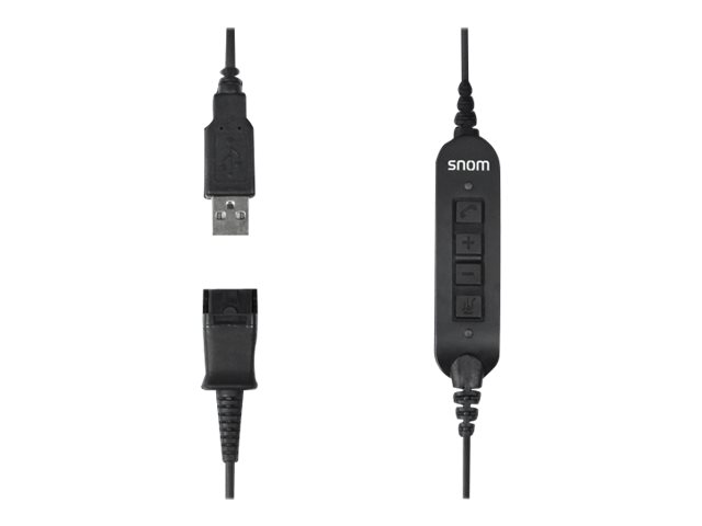 Snom - Headset-Kabel - Usb-Stecker Auf Headset-Stecker - 1,7 M - 4-Tasten-Fernbedienung - Für Snom A100d, A100m