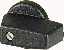 EATON Håndtag for afbryder, sort, aflåselig for P1