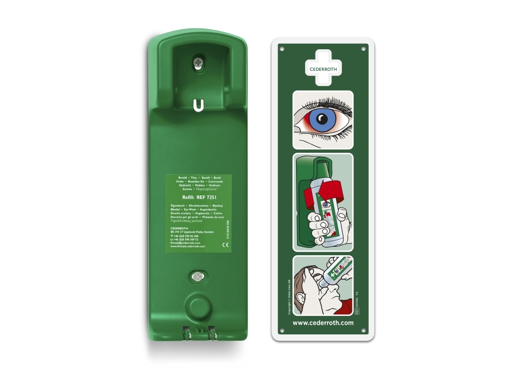 Cederroth vägghållare för Eye Cooler 500 ml | Kläder & Säkerhet - Säkerhetsutrustning - Första hjälpen | GameStuff