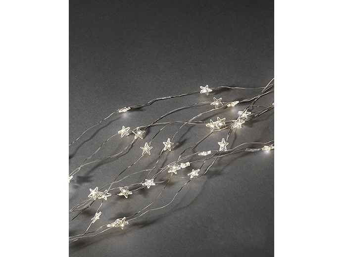 Konstsmide 6372-190, 480 lamp(or), LED, Varmvitt, inomhus, Silver, ?DC | Lätta kedjor | GameStuff