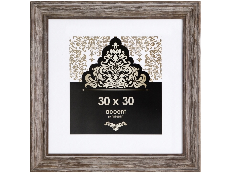 Nielsen Design 3233102 Billede Skifteramme Papirformat: 30 X 30 Cm (B X H) 30 Cm X 30 Cm Brun