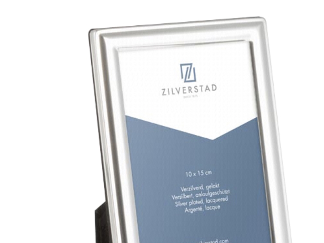Zilverstad Bredemeijer 8075231 - Sort - Sølv - Enkelt Billedramme - Glans - Bord - Væg - 10 X 15 Cm - Rektangulær
