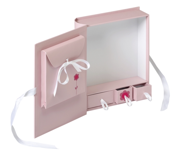 Walther Baby Animal Pink Baby Photo Memory Box Fb148r