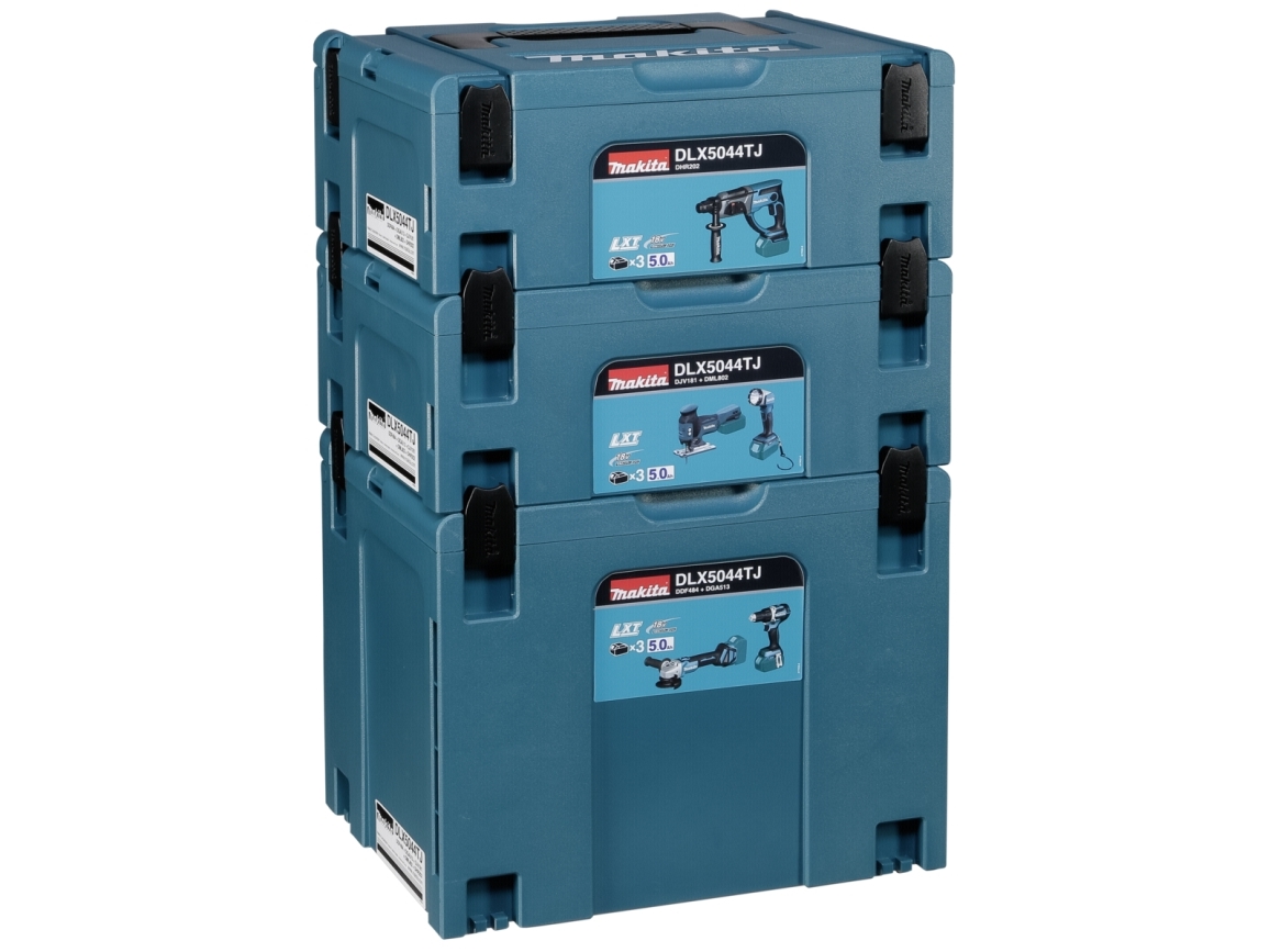 Zestaw Elektronarzędzi Makita Combo 18V Ddf484+Dga513+Dhr202+Djv181+Dml802