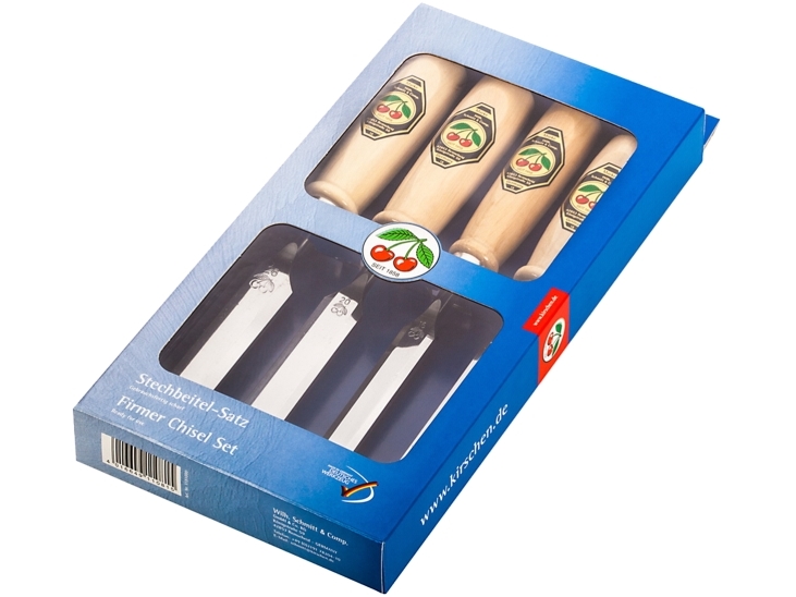 Kirschen Kirschen Firmer Chisel Set 4Pcs 1181 Sb In Ekranas Box 1181000