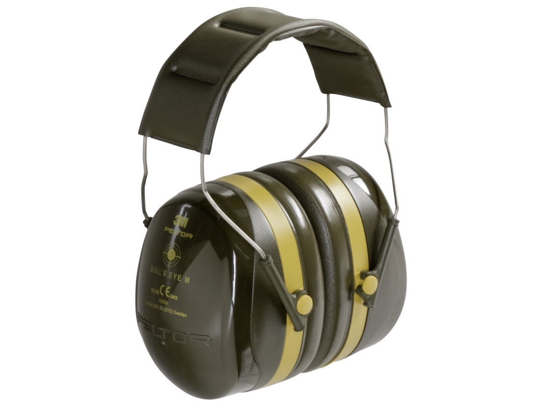 3M Bulls Eye III, Voksen, Grøn, Skum, Headset, 35 dB