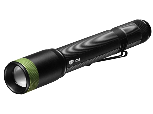 Gp Taschenlampe C33 Mit Seitlicher Led Leiste 150 Lumen Ipx4 - Spritzwasser Geschützt (260Gpact0c33000)