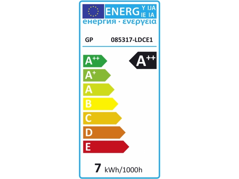 Gp Led-Lampe 085317 Flameswitch E27 7W (60W) 806 Lm