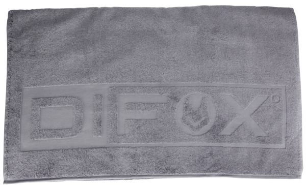Difox matkapyyhe 80 x 180 cm 100% puuvillaa harmaa