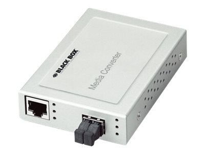 Black Box Miniaturkonverter - Glasfaser-Medienkonverter - 100Mb Lan - 10Base-T, 100Base-Fx, 100Base-Tx - Rj-45 / Sc Multimode - Bis Zu 2 Km - 1310 Nm