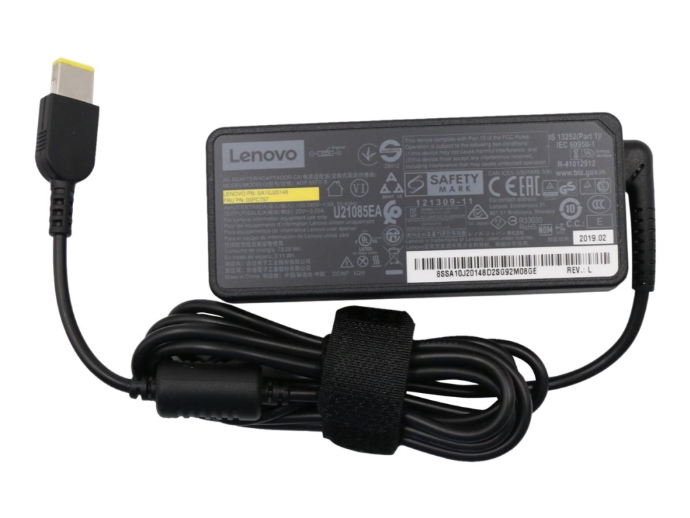 Delta ADP-65FD B - Strømforsyningsadapter - AC 100-240 V - 65 Watt - FRU - for IdeaCentre A340-22  A340-24  ThinkCentre M715q (2nd Gen)  M720  M75  M90  M90n-1 IoT  M920