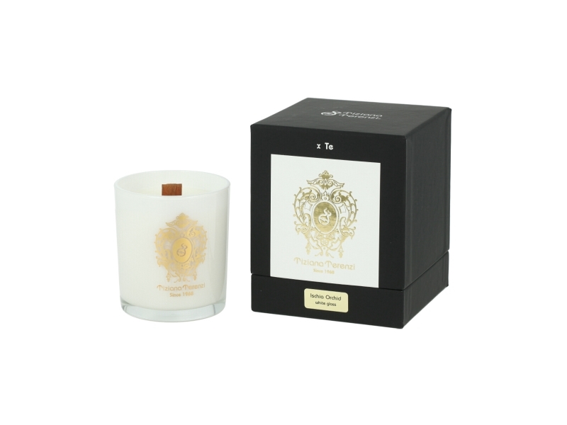Tiziana Terenzi Ischia Orchid Doftljus i vitt glas 170 g UNISEX | Dofter - Märken | GameStuff