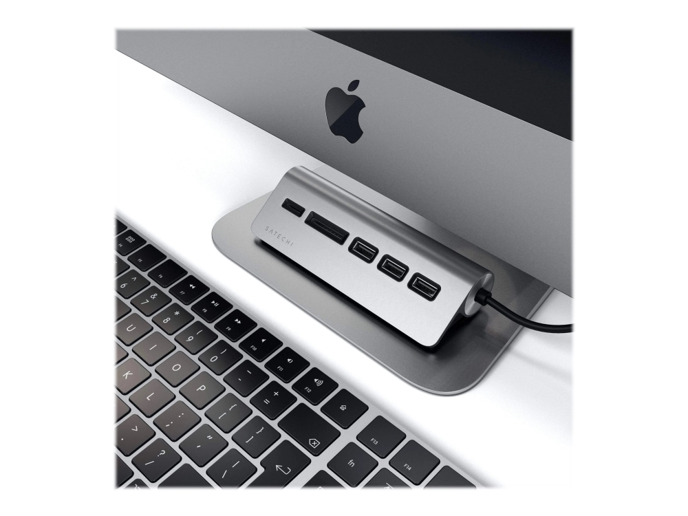 Satechi ST-TCHCRM - Hub - 3 x SuperSpeed USB 3.0 - desktop