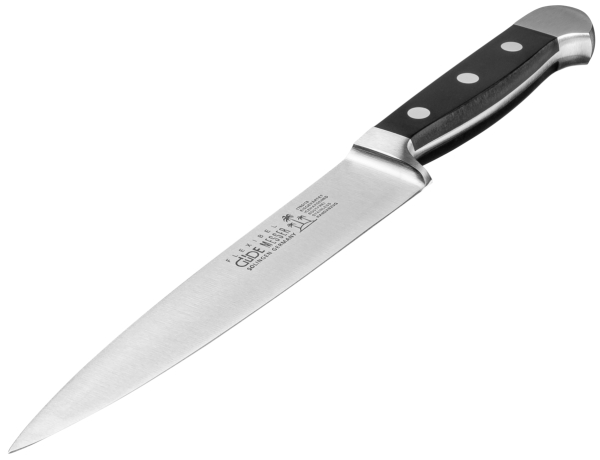 Gude Güde Alpha Tranchiermesser Pom Schwarz 18 Cm 1765/18