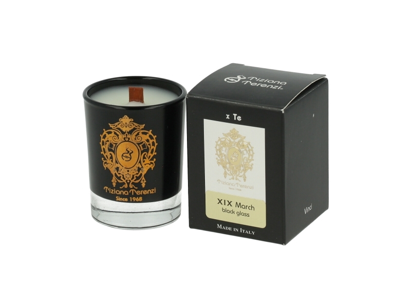 Tiziana Terenzi Xix March Scented Candle In Black Glass 40 G (Unisex)