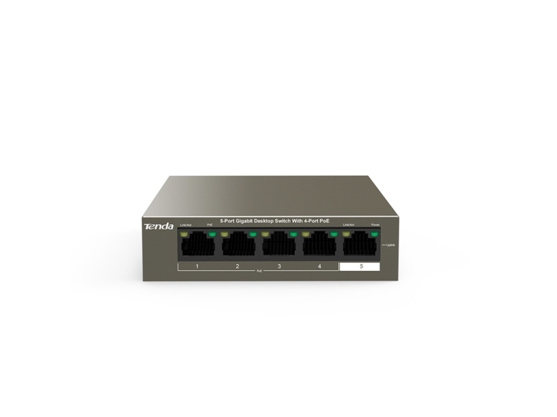 Tenda Managed Switch Teg1105p-4-63W4-Port 1Gbe Poe 63W