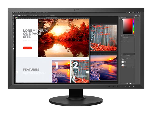 Eizo Coloredge Cs2740 - Led-Display - 26,9" - 3840 X 2160 4K @ 61 Hz - Ips - 350 Cd/M² - 1000:1 - 10 Ms - Hdmi, Displayport, Usb-C - Schwarz
