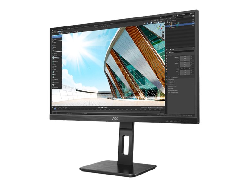 Aoc P2 Q27p2q, 68,6 Cm (27 Zoll), 2560 X 1440 Pixel, Quad Hd, Led, 4 Ms, Schwarz