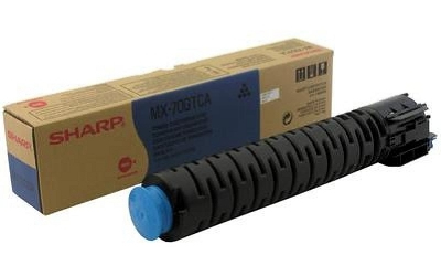 Sharp Mx70gtca - Cyan - Reservetoner - For Sharp Mx-5500N, Mx-6200N, Mx-7000N