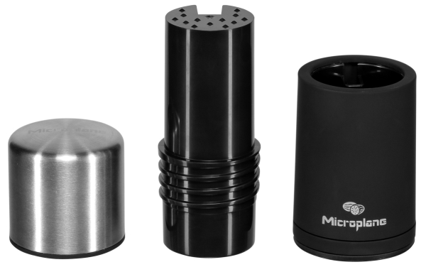 Microplane Spice Grinder, Juodas-Steel, Specialty