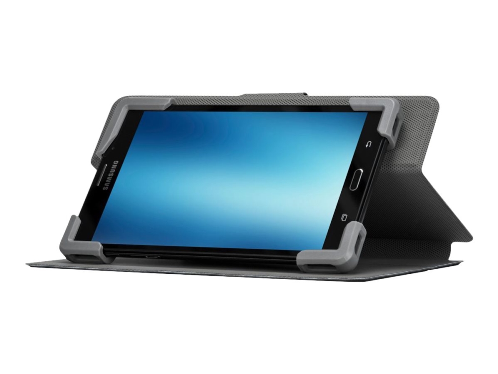 Targus Safe Fit Universal 360° Drehbar - Flipomslag Til Tablet - Polyurethan - Sort - 7" - 8.5"