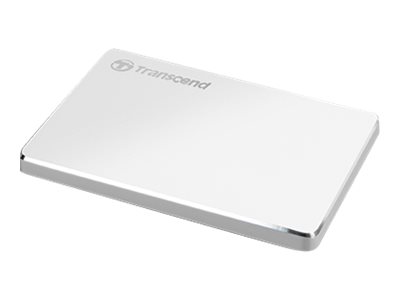 Transcend Storejet 25C3s – Festplatte – 2 Tb – Extern (Tragbar) – 2,5 Zoll – Usb 3.1 Gen 1 (Usb-C-Steckerverbindung) – Silber