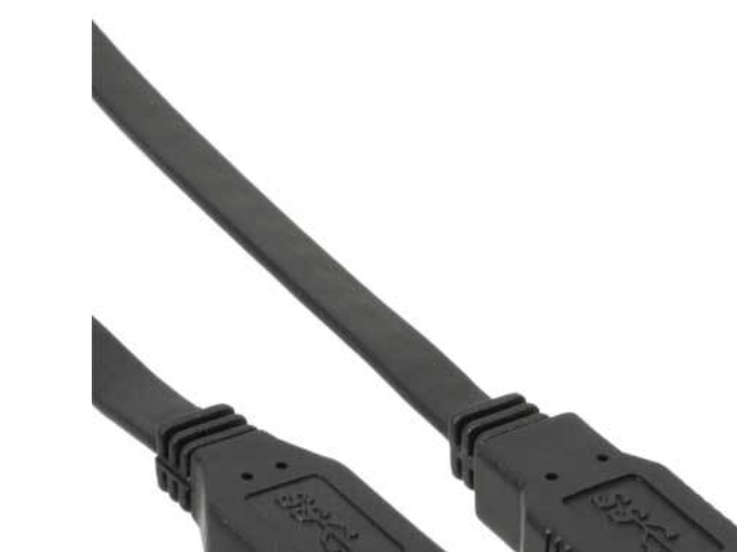 Inline 34620F, 2 M, Usb A, Usb A, Usb 2.0, Hanstik/Hunstik, Sort