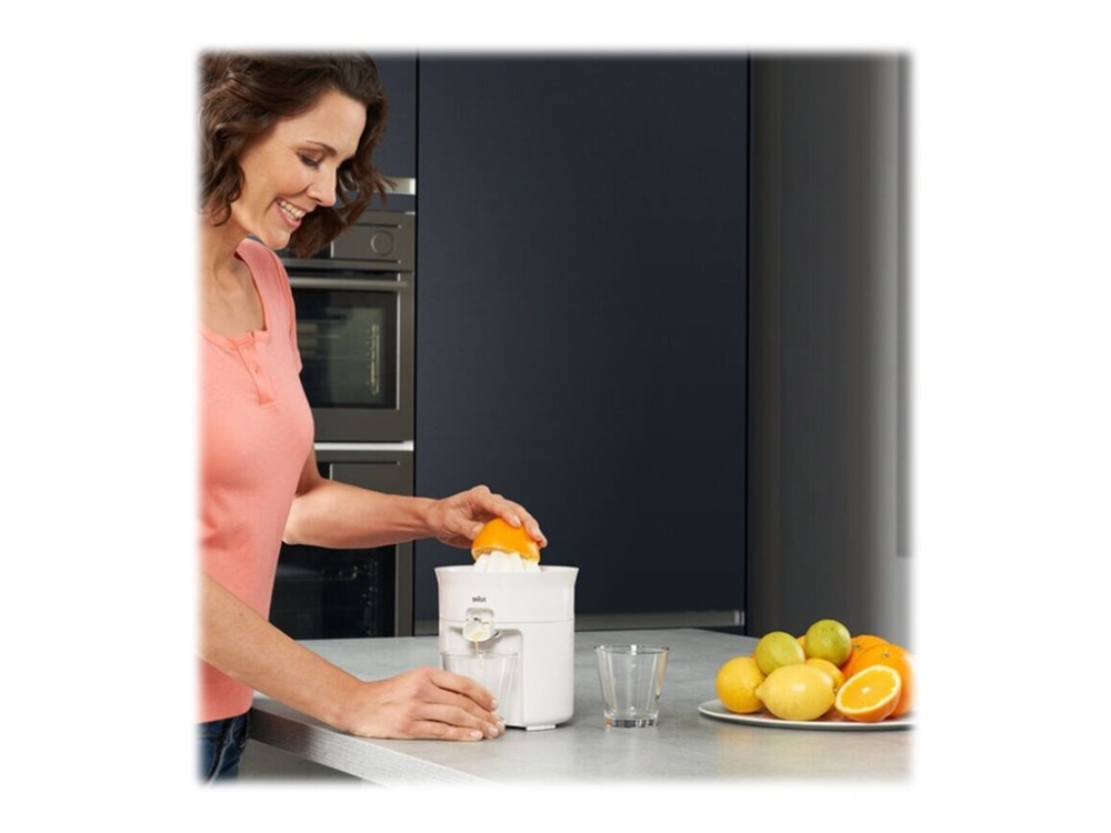 Braun Tribute Collection CJ 3050 citruspresser 60 W med drypfri tud - hvid