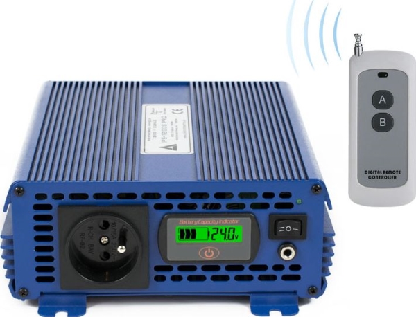 Azo Digital Converter 24 Vdc/230 Vac Voltage Converter Eco Mode Sinus Ips 1200s Pro 1200w