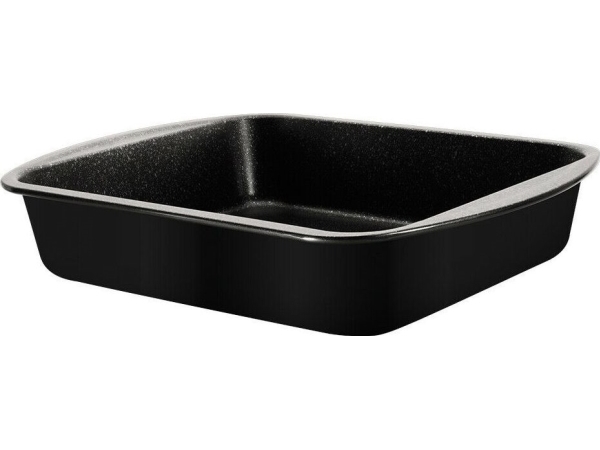 GRINDINĖLIS / KEPIMO PLOKŠTAS 40x28CM BERLINGER HAUS Juodas sidabras BH-1434