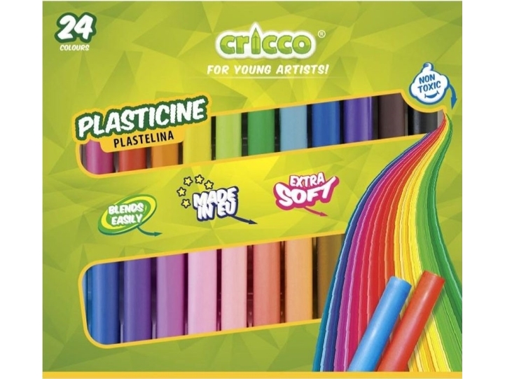 Cricco Plasticine 24 Colors Cricco