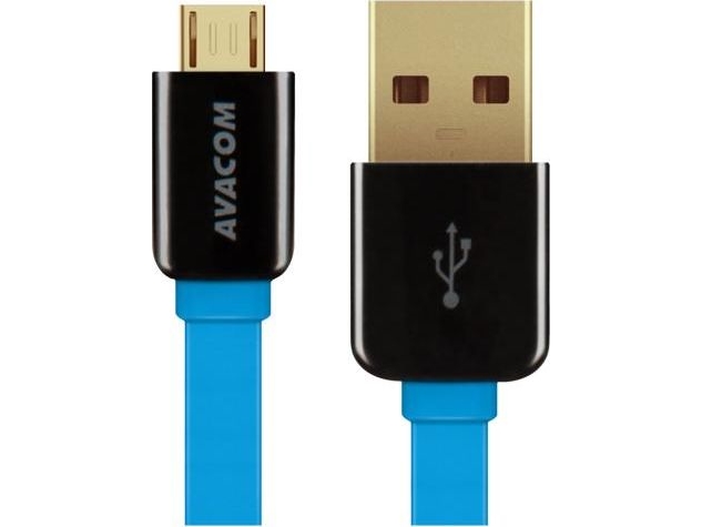 Avacom Mic-40B Usb-Kabel - Micro Usb, 40Cm, Mėlynas